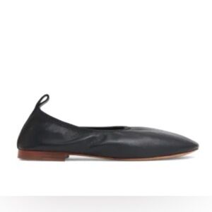 Mansur Gavriel Leather Minima ballerina flats in black color EU Size 38 = US 8